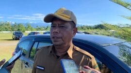 Kepala Dinas Kesehatan Kabupaten Mimika, Reynold J. Ubra. (Foto: Galeri Papua/Ahmad)