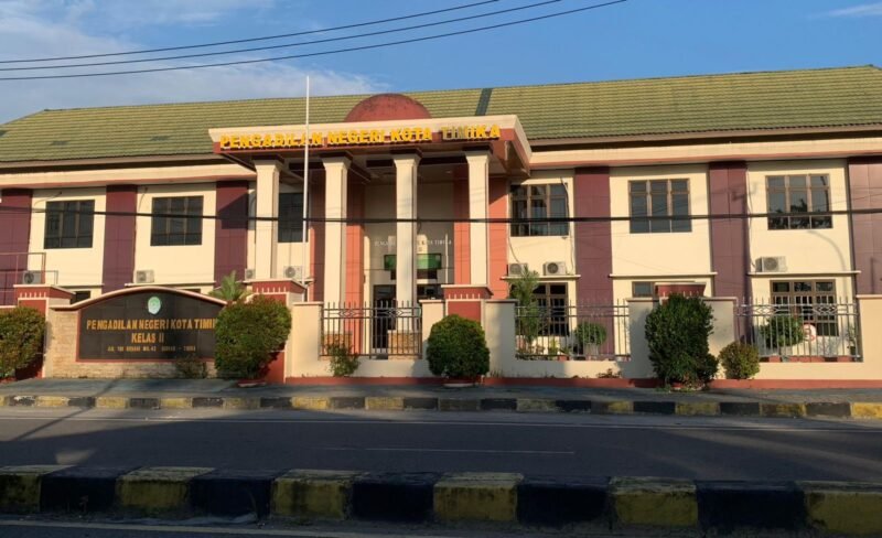 Kantor Pengadilan Negeri Kota Timika. (Foto: Galeri Papua/Ahmad)