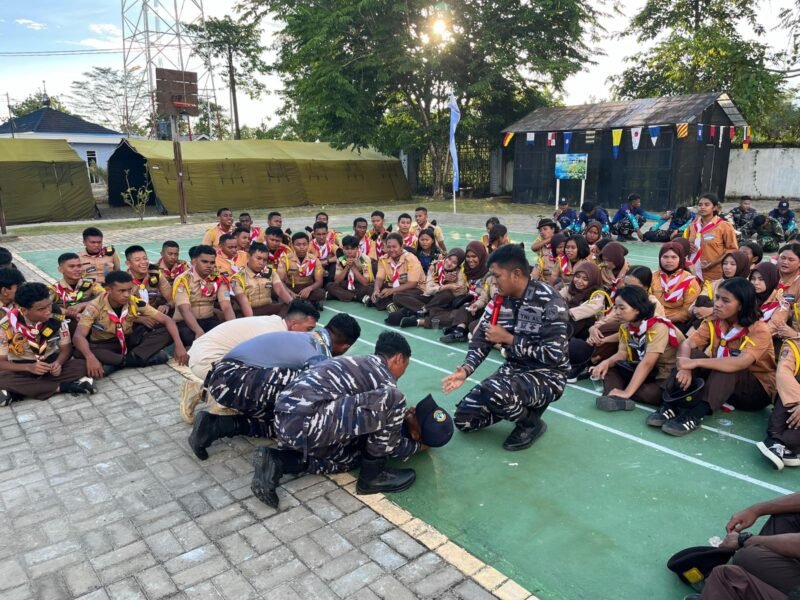 Lanal Timika menggelar kegiatan PERSAMI KKRI Tahun 2026 di Lapangan Olahraga Kompleks Rumah Dinas (Rumdis) TNI AL Frans Kaisiepo, Mimika, Papua Tengah, pada 7—8 Februari 2026. (Foto: Istimewa/Lanal Timika)