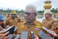 Bupati Mimika, Johannes Rettob. (Foto: Istimewa/Hayun)