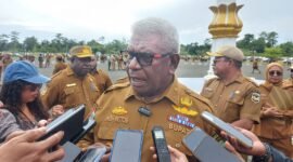 Bupati Mimika, Johannes Rettob. (Foto: Istimewa/Hayun)