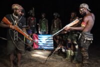 Pasukan Batalion Kanibal di bawah komando TPNPB Kodap XVI Yahukimo. (Foto: Istimewa/TPNPB-OPM)