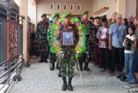 Prosesi pemakaman Serka Arifin Cepa secara militer, Kamis (12/2/2026). (Foto: Istimewa)