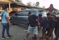 Para pelaku yang berhasil ditangkap polisi. (Foto: Istimewa).