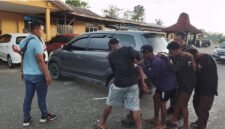 Para pelaku yang berhasil ditangkap polisi. (Foto: Istimewa).