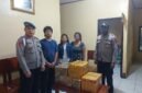 Barang bukti yang diamankan bersama pembawa/pemilik ke Kantor Polsek Kawasan Pelabuhan Poumako, Senin 16 Februari 2026. (Foto: Polsek Kawasan Pelabuhan Poumako)