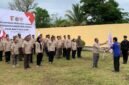 Momen pelantikan pengurus Perbakin Kabupaten Mimika di Lapangan Tembak Ismail Toduho, Mako Brimob Batalyon B Pelopor Sat Brimob Polda Papua Tengah, Jumat (27/2/2026). (Foto: Galeri Papua/Ahmad)