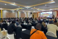 Suasana Musrenbang Distrik Tembagapura di Hotel Grand Tembaga, Jl. Yos sudarso, Timika, Papua Tengah, Senin (2/3/26). (Foto: Galeri Papua/Kevin Kurni)