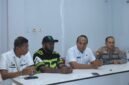Pelaksanaan konferensi pers di Ruang Press Conference Stadion Wania Imipi SP 1. (Foto: Panitia Liga 4 PSSI Papua Tengah)
