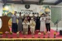 Foto bersama panitia Festival Ramadan IPMB Season 3 di Masjid Agung Babusallam, Jl. KH. Dewantoro, Timika. (5/3/2026). (Foto: Galeri Papua/Kevin Kurni)