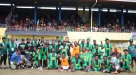 Persido Dogiyai berhasil meraih juara III Liga 4 Piala Gubernur Papua Tengah musim 2025-2026. (Foto: Galeri Papua/Ahmad)
