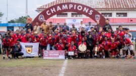 Persipani Paniai juara I Liga 4 Piala Gubernur Papua Tengah musim 2025–2026. (Foto: Fernando Rio)