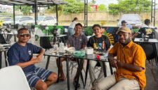 Tim Koordinator Daerah Indonesia Creative Cities Network (ICCN) Provinsi Papua Tengah melakukan pertemuan dan koordinasi bersama kandidat Koordinator ICCN Kabupaten Mimika, Rabu (18/3/2026) siang, di Timika. (Foto: Istimewa)