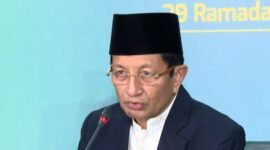 Konferensi pers sidang isbat penetapan awal Syawal 1447 Hijriah di Jakarta, Kamis (19/3/2026). (Foto: Istimewa)