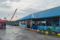 Suasana di Pelabuhan Pomako Timika jelang arus mudik Lebaran 2026. (Foto: Galeri Papua/Kevin Kurni)