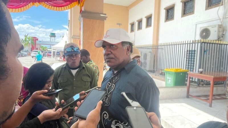 Ketua Tim Pemenangan JOEL, Gerry Okoare. Foto: GaleriPapua/Kevin Kurni