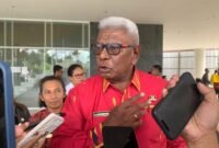 Bupati Mimika, Johannes Rettob. (Foto: Galeri Papua/Ahmad)
