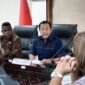 Pertemuan antara Pimpinan dan anggota Dewan Perwakilan Daerah Republik Indonesia bersama Asosiasi Majelis Rakyat Papua (MRP) se-Tanah Papua di Nusantara III Kompleks Parlemen, Senayan, Jakarta, Jumat (10/4/2026). (Foto: Dok. DPD RI)