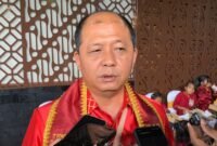 Kepala Dinas Pendidikan Kabupaten Mimika, Antonius Welerubun. (Foto: Galeri Papua/Ahmad)