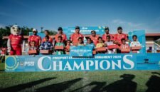 SSB Putra Yeabhu meraih juara pertama pada kategori U-12, diikuti SSB Nafri sebagai juara kedua, SSB Batik di tempat ketiga, dan SSB Waena sebagai Juara keempat. (Foto: Dokumen PTFI)