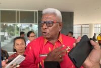 Bupati Mimika, Johannes Rettob. (Foto: Galeri. Papua/Ahmad)