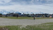 Lapangan Pasar Lama Timika yang akan dijadikan ruang terbuka hijau. (Foto: Galeri Papua/Ahmad)