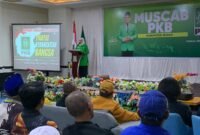 Momen pembukaan Muscab DPC PKB Kabupaten Mimika yang berlangsung di Ballroom Hotel Horison Ultima Timika, Minggu (26/4/2026). (Foto: Galeri Papua/Ahmad)