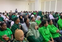 Para peserta Muscab PKB Kabupaten Mimika di Ballroom Hotel Horison Ultima Timika, Minggu (26/4/2026). (Foto: Galeri Papua/Ahmad)