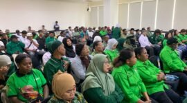 Para peserta Muscab PKB Kabupaten Mimika di Ballroom Hotel Horison Ultima Timika, Minggu (26/4/2026). (Foto: Galeri Papua/Ahmad)