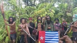 Tentara Pembebasan Nasional Papua Barat (TPNPB) Kodap XVI Yahukimo Korowai. (Foto: Dok. TPNPB-OPM)