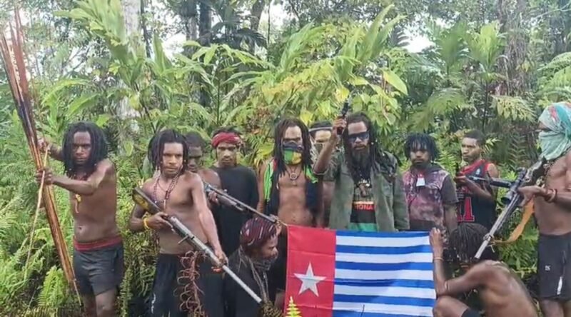 Tentara Pembebasan Nasional Papua Barat (TPNPB) Kodap XVI Yahukimo Korowai. (Foto: Dok. TPNPB-OPM)