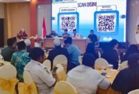 Suasana pemaparan materi dalam sosialisasi nikah, talak, dan rujuk di Multipurpose Room Grand Tembaga Hotel, Rabu (29/4/2026). (Foto: Galeri Papua/Kevin Kurni)