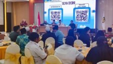 Suasana pemaparan materi dalam sosialisasi nikah, talak, dan rujuk di Multipurpose Room Grand Tembaga Hotel, Rabu (29/4/2026). (Foto: Galeri Papua/Kevin Kurni)