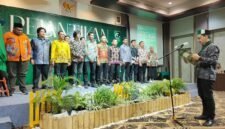 Ketua Umum Pengurus Besar Himpunan Mahasiswa Islam, Bagas Kurniawan, melantik Pengurus Badan Koordinasi (Badko) HMI Tanah Papua periode 2026 - 2028 dalam prosesi di Jayapura. Sabtu, 25 April 2026. Galeripapua/Ikbal Asra