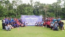 Foto bersama seluruh peserta Papua Youth Hat Tournament Frisbee 2026. (Foto: Istimewa)