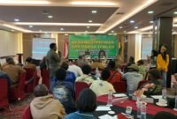 Pelaksanaan pertemuan bertajuk “Hearing Pimpinan DPR Papua Tengah” di Ballroom Hotel Horison Diana, Timika, Selasa (5/5/2026). (Foto: Galeri Papua/Ahmad).