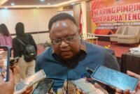 Wakil Ketua Komisi IV DPR Papua Tengah, John Gobay. (Foto: Galeri Papua/Kevin Kurni)