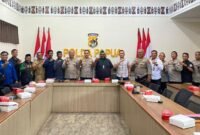 Pertemuan Badko HMI bersama Polda Papua. (Foto: Istimewa).