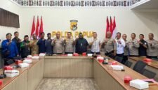 Pertemuan Badko HMI bersama Polda Papua. (Foto: Istimewa).