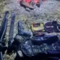 Barang bukti yang diamankan Tim patroli pengintaian Satgas Komando Operasi (Koops) TNI Habema di Jayawijaya, Papua Pegunungan. (Foto: Istimewa/Dok., Koops TNI Habema)