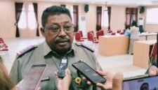 Kepala Kantor Pertanahan Mimika, Yosep Simon Done. (Foto: Galeri Papua/Kevin Kurni)
