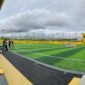 Suasana Goldstone Arena yang menjadi panggung turnamen Mini Soccer Kapolda Cup II. (Foto: Galeri Papua/Ahmad)