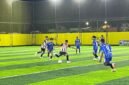 SMK Hermon melakoni SMA Negeri 6 dalam laga lanjutan Kapolda Cup II Mini Soccer 2026 tingkat SMA se-kabupaten Mimika pada Sabtu (16/5/2026) malam di Goldstone Arena, Timika. (Foto: Galeri Papua/Endy Langobelen)