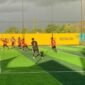 Pertandingan perempat final perebutan tiket semifinal Turnamen Minisoccer Kapolda Cup II di Goldstone Arena, Selasa (19/5/2026). (Foto: Galeri Papua/Ahmad) 