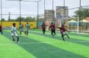 Laga semifinal Turnamen Mini Soccer Kapolda Cup II antara SMA Taruna melawan SMA YPPGI Mimika Di Goldstone Arena, Rabu (20/5/2026). (Foto: Galeri Papua/Ahmad)