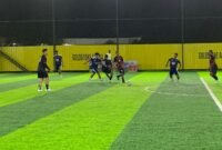 Pertandingan perebutan juara 1 dan 2 Internal Polri Kapolda Cup II antara PS Pas 3 Pelopor Mabes Polri vs Batlyon B Pelopor Timika di Goldstone Arena, Rabu (20/5/2026). (Foto: Galeri Papua/Ahmad)