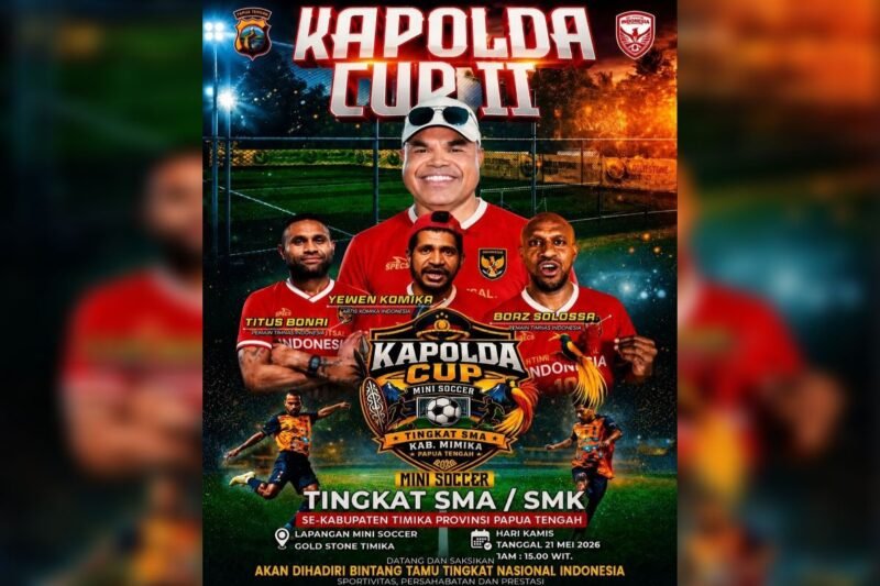 Flyer final turnamen mini Soccer Kapolda Cup II 2026. (Foto: Istimewa/Panitia)