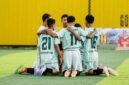 Pemain SMA Taruna selebrasi saat bertanding melawan SMA YPPGI pada Rabu (20/5/2026). (Foto: Istimewa/Fernando Rio)