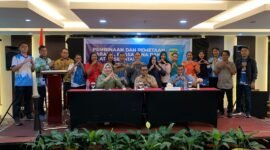 Kegiatan Pembinaan dan Pemetaan Sarana, Prasarana, dan Alat Kesehatan bagi seluruh Badan Layanan Umum Daerah (BLUD) Puskesmas se-Kabupaten Mimika di Horison Diana, Jumat (22/5/2026). (Foto: Galeri Papua/Ahmad)