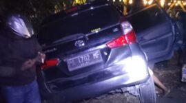 Kondisi mobil usai terlibat kecelakaan. (Foto: Istimewa)